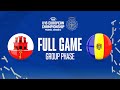 Gibraltar v Moldova | Full Basketball Game | FIBA U16 European Championship 2022 | Division C