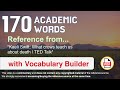 170 Academic Words Ref from 