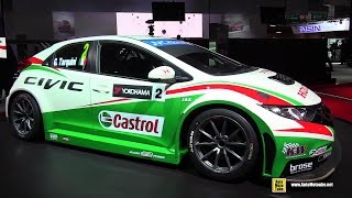 2014 Honda Civic WTCC Racing Car - Exterior Walkaround - 2014 Paris Auto Show