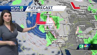 Northern California forecast | Timeline for rain and snow on Saturday