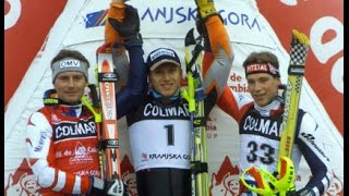 Jure Košir wins slalom (Kranjska Gora 1999)