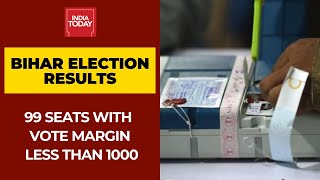 Bihar Election Results: 99 Seats With Vote Margin Less Than 1000
