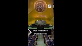 UNGA votes in favor of Gaza ceasefire