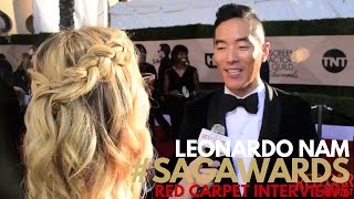Leonardo Nam #Westworld interviewed on the 23rd Screen Actors Guild Awards Red Carpet #SAGAwards