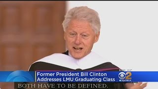 Former President Bill Clinton Speaks At LMU Graduation