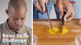 50 People Try to Separate An Egg | Epicurious