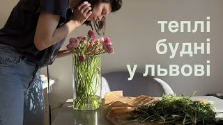 Living in Ukraine | Теплі будні у Львові, друзі, my mag, ранункулюси 🌷