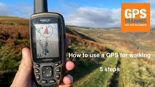 How to use a Garmin GPS for walking - 5 steps