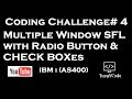 Coding Challenge #4 - Multiple Window Subfile with Radio Button & Check Box | yusy4code