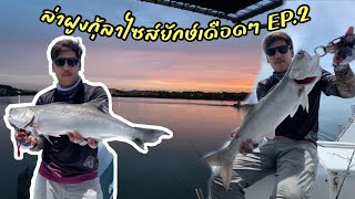 ตกปลาทะเลอ่าวไทยใกล้กรุงเทพ ล่าฝูงกุเลา EP.2   (Cat burglar)