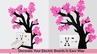 Decorate Your Electric Boards Beautifully | Home Decoration Ideas | Paper Crafts