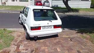 citi golf 1.4i with exhaust sound