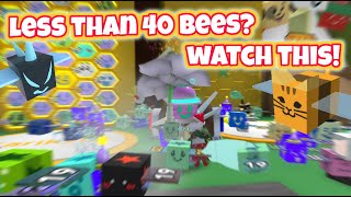 If You Have Less Than 40 Bees, WATCH THIS! (Bee Swarm Simulator)