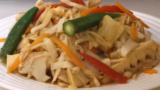 香辣脆嫩的酸笋，比肉更好吃。How to cook sour bamboo shoots