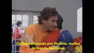 A emocionante homenagem, do povo japonês a Ayrton Senna