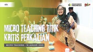 Pelatihan Narogong: Micro Teaching I Perkalian