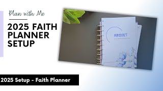 Plan with Me: Setting Up My Faith Planner