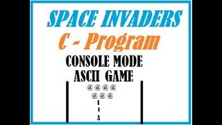 C Programming simple Space Invaders Game Switch case 2D arrays, basic coding