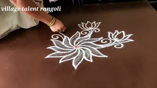 Sravanamasam special color rangoli \u0026 kolam designs  || Amazing Friday rangoli muggulu