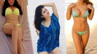 मौनी राॅय की बिकनी फोटोज ने पानी में लगाई आग|Mouni Roy Shares Blue And Yellow Bikini Pictures