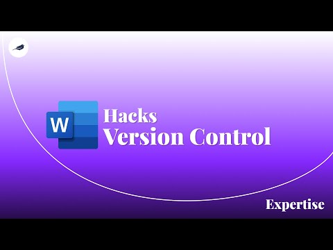 How do I create a version control in Word?