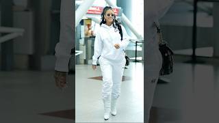 Rihanna an White arriving at JFK Airport #rihanna #asaprocky #youtuber #youtubeshorts #fyp