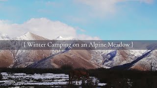 2020 Winter Camping on an Alpine Meadow in Southwest China