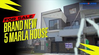 Brand New 5 Marla House for Sale in Bahria Orchard | Modern Design | | Land Holders