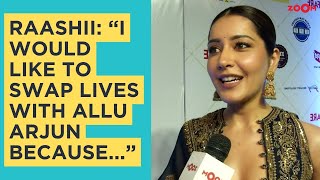 69th Filmfare Awards South 2024: Raashii Khanna's BIG comment on Allu Arjun