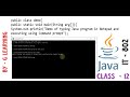 How to create and execute Java program using Notepad text editor and Command prompt.