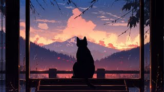 Rainy day 🌧️ Lofi cat | just want to help you relax 🌧️ Chill Music ~ Lofi Beats To Chill / Relax To
