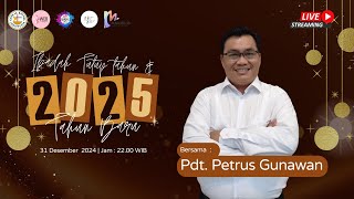 Ibadah Spesial Tutup Tahun Bersama Pdt. Petrus Gunawan dengan tema \