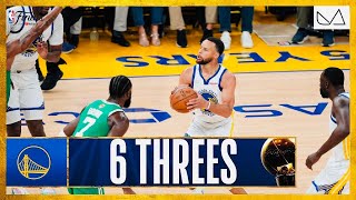 Steph Set a Historic Record on NBA Finals by 6 3-Pointers｜2021-22 Season NBA Finals Game 1