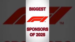 Biggest F1 sponsors in 2025