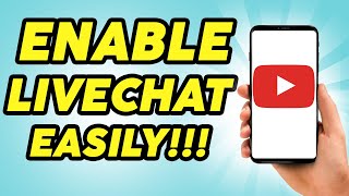 How to Enable LIVE Chat on YouTube Livestream - Updated Method