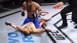 Khabib Nurmagomedov vs. Royce Gracie (EA sports UFC 3) - CPU vs. CPU