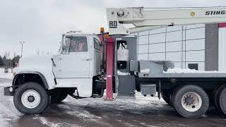 1985 Ford LT8000 Crane Truck