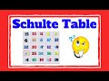 30 Seconds Brain Games Exercises for you|schulte table#shorts