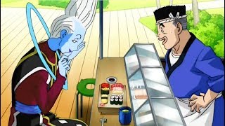 Whis crazy about earth food [English Dub] Dragon Ball Super