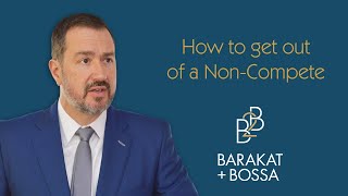 How to get out of a Non-Compete.