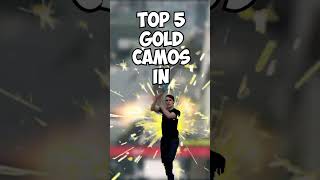 TOP 5 GOLD CAMOS IN COD HISTORY! (Updated) | Call of Duty Shorts