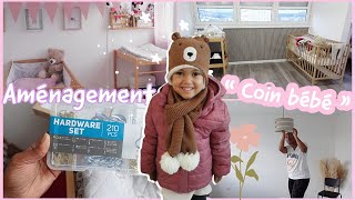 ✨ J'AMÉNAGE un COIN pour BÉBÉ 🤱🏾💕 Comment FIXER des cadres SANS PERCER 🔨 ?