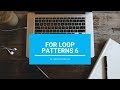 For Loop Pattern 6 - Core Java || With BlueJ