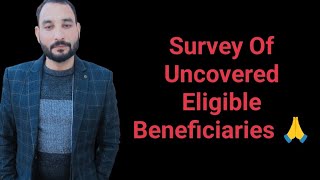 Survey Of Uncovered Eligible Beneficiaries 🙏