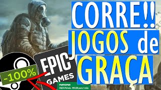 CORRAM!!! JOGOS de GRAÇA PARA RESGATE GRÁTIS no PC (Epic Games e Steam) PC GAME PASS por 1 REAL!!