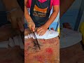 leatherjacket fish ഉടുപ്പൂരി മീൻ chappal fish cutting skills shorts viral bigfish seafood fish