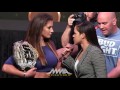 UFC 200 Miesha Tate vs. Amanda Nunes Staredown