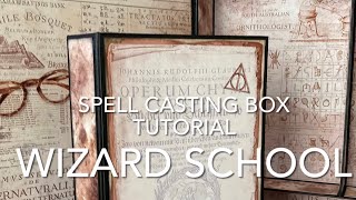 Spell Casting Box using Wizard School by Vectoria Designs