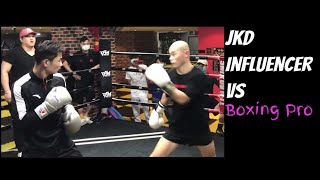 JKD Challenges Boxer To Kickboxing Match AND STILL LOSES