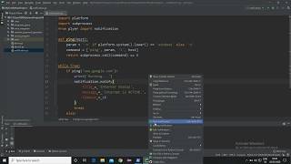 Make a notification app using python